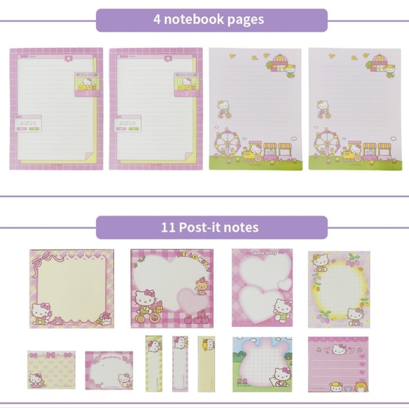 Hello Kitty New Cute Sticky Memo Book - Picture 3 of 9